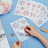 Snowflake Pattern Hotfix Rhinestones DIY-WH0430-205C-3