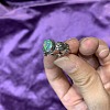 Oval Natural Opal Finger Rings WG1B0CA-01-1