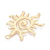 Rack Plating Alloy Big Pendants PALLOY-N179-04MG-2