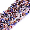 Natural Gemstone Beads Strands X-G-F591-03-4mm-1