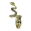 Dragon Alloy Cigarette Holder Ring RJEW-K275-24AB-2