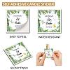 10 Sheets Paper Lip Balm Adhesive Label Stickers STIC-WH0026-015-3