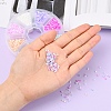 4800Pcs 8 Colors Glass Bugle Beads SEED-YW0001-34-9