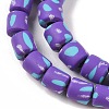 Handmade Polymer Clay Beads Strand CLAY-Z002-01N-2