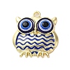 Glitter Zinc Alloy Enamel Pendants ENAM-Z011-03G-1