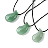 Natural & Synthetic Gemstone Pendant Necklaces NJEW-C046-03-2