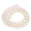 Transparent Painted Glass Beads Strands LS-DGLA-A034-T6mm-A25-5