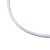 2MM Round Nylon Milan Cord Necklace Makings MAK-F038-C32-G-3
