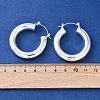 304 Stainless Steel Hoop Earrings for Women EJEW-A125-34S-5