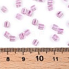 6/0 Transparent Inside Colours Glass Seed Beads SEED-N006-003H-4