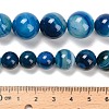 Natural Banded Agate Graduated Beads Strands G-P589-A01-01F-5
