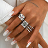 Alloy Finger Ring Sets for Women WGE0568-04-1