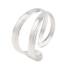 304 Stainless Steel Cuff Bangles for Women BJEW-B150-02P-4