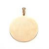 Ion Plating(IP) 304 Stainless Steel Pendants LS-STAS-P063-09G-2