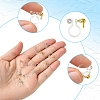 12Pcs 2 Colors 304 Stainless Steel and Plastic Clip-on Earring Findings KY-FS0001-28-2