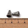 Tibetan Style Cone Alloy Bead Caps TIBE-Q044-13B-RS-3