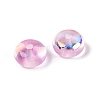 Baking Paint Electroplate Transparent Glass Beads EGLA-Q141-01B-A05-2