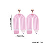 Back to School Acrylic Dangle Stud Earrings FS-WGAA197-24-1