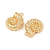 Ocean Theme Brass Charms KK-F902-07B-G-2
