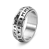 Rotatable Titanium Steel Finger Ring PW-WG27E87-01-1