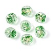 Handmade Foil Glass Beads Strands FOIL-N033-03B-1