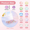 400Pcs 10 Colors Transparent Glass Beads Strands GLAA-TA0002-88-4