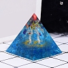 Orgonite Pyramid Resin and Glass Display Decorations PW-WG14D54-01-4