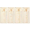 4Pcs Wood Thread Winding Boards AJEW-WH0534-51C-1