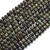 Natural Dragon Blood Beads Strands G-P573-A40-01-2