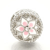 Alloy Rhinestone European Beads MPDL-Q208-009P-1