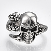 Alloy Cuff Finger Rings RJEW-T006-47-2