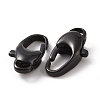 Ion Plating(IP) 304 Stainless Steel Lobster Claw Clasps STAS-F109-01B-3