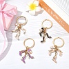 Alloy Enamel Keychain KEYC-YW00172-01-4