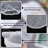 20Pcs 2 Styles Polyester Paint Filter Bags AJEW-BC0010-59-4