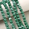 Synthetic Malachite Beads Strands G-I199-32-8mm-L-5