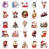 50Pcs Christmas Theme Animal Paper Stickers DIY-P085-03-6