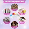 35Pcs 7 Colors Transparent EVA Packaging Resealable Bags ABAG-TA0002-29B-10