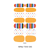 Rainbow Polka Dot Style Full Cover Nail Wraps Stickers MRMJ-T040-265-2
