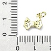 Brass Micro Pave Cubic Zirconia Pendants KK-H475-22G-01-3