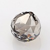 Faceted Round Glass Pendants GLAA-O008-F-2