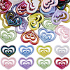 48Pcs 8 Colors Opaque Acrylic Beads OACR-SC0001-87-1