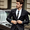 4Pcs 4 Colors 201 Stainless Steel Tie Bar for Men JEWB-FH0002-69-5