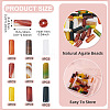 36Pcs 9 Colors Natural Agate Beads Sets G-TA0002-75-4