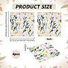 Polyester Coaster AJEW-WH0609-829-2
