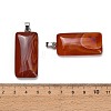 Natural Red Agate Pendants GG-CBAA0EE-01P-01-3