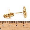 Brass Stud Earring Findings KK-P285-07G-3