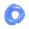 Imitate Austrian Crystal Frosted Glass Beads Strands EGLA-A039-T3mm-MD07-2