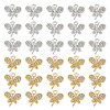 48Pcs 2 Colors Rack Plating Eco-friendly Alloy Crystal Rhinestone Butterfly Charms FIND-HY0003-77-1