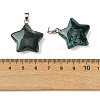 Natural Moss Agate Pendants GG-K002-10P-3