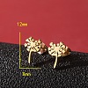 201 Stainless Steel Stud Earrings FS-WG9DC15-01-2
